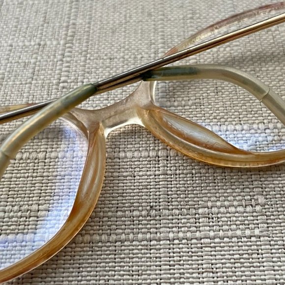 Vintage Sophia Loren Women Glasses Frame Pink/Gold Tone Eyeglasses - Picture 3 of 11